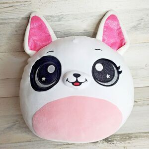 Zuru Coco Squishies Bongo The Bull Terrier Pup 10" Plush Stuffed Animal Toy